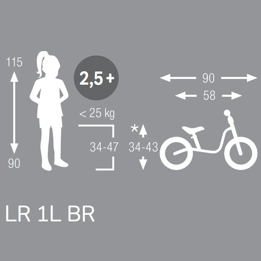 Puky LR 1L Br - 12,5" Laufrad - Rosé/pink – Bild 2