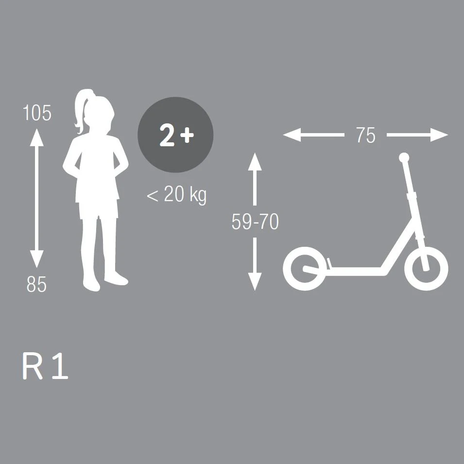 Puky R 1 Roller - Rosé – Bild 2